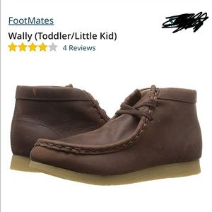 Footmates Gray Wally Wallabees Toddler Shoes